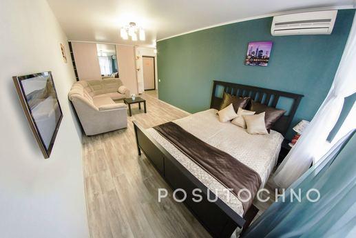 On the day rent studio apartment with a contemporary Europea