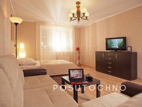 Сдам 1-комнатную квартиру на сутки, ночь и часы. В квартире 