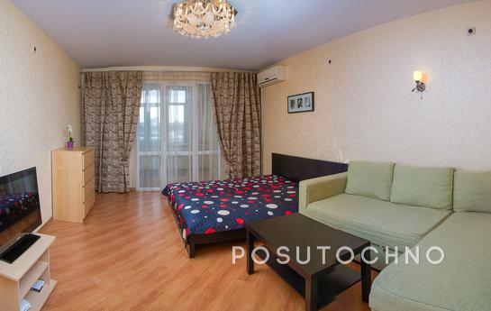 Light, comfortable, spacious apartment is equipped with mode
