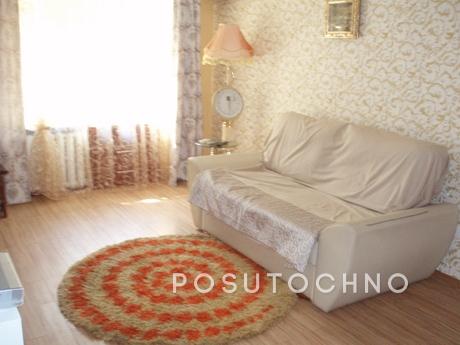 2-room apartment studio in the center, Zaporizhzhia - apartment by the day