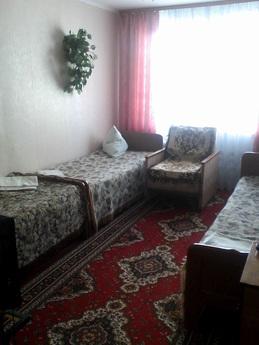 The apartment has 6 hospital beds, equipped with furniture, 