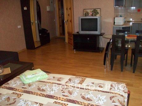 1-room studio suite near Dneproplazy, Cherkasy - apartment by the day