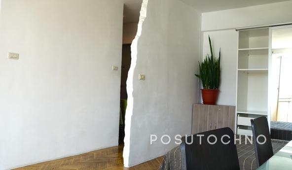 Spacious studio apartment near metro, Moscow - apartment by the day