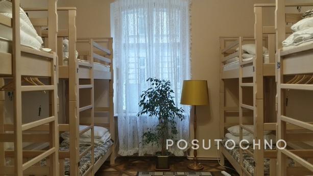 The hostel is located in the historical austrian boudinka, i