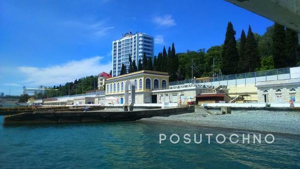 Rent an apartment of 35 m2 in the center of Sochi in the res