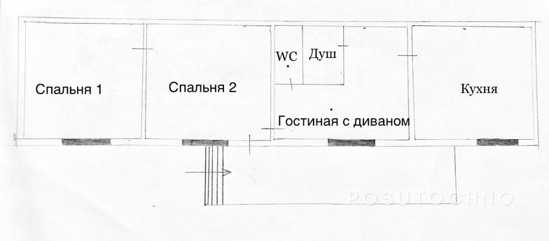 Здам будинок подобово 10 ст. великого фо, Одеса - квартира подобово