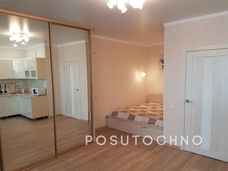 For rent studio apartment in a new build, Тюмень - квартира подобово