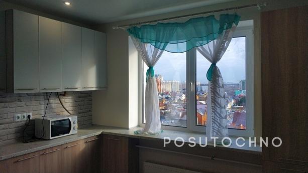 View apartment, panoramic window, 9th fl, Kryukovshina - apartment by the day