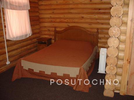 A luxurious log cabin on the Dniper bank, Kozin - apartment by the day