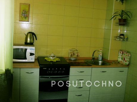 Daily, hourly 1-bedroom in Saltovka, Kharkiv - apartment by the day