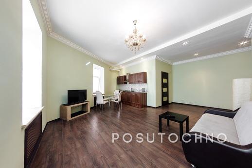 Spacious one bedroom apartment with an elegant interior ligh