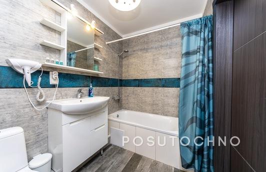 1k apartment with a terrace in the Obolo, Kyiv - apartment by the day