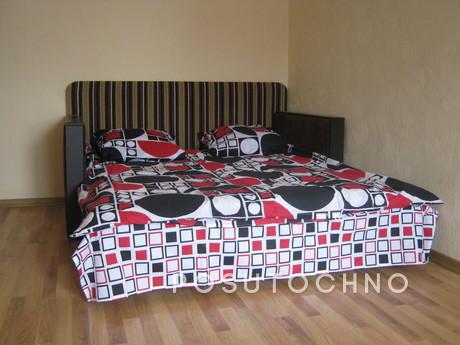 Daily rent one-room apartment in Kiev, refrigerator, closet,