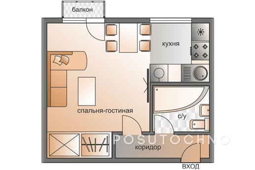 1 bedroom apartment business class (114), Москва - квартира подобово