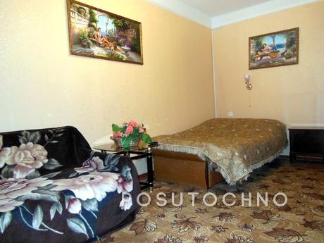The apartment is located in the central district of Kiev, on