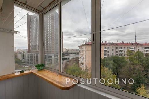 Bright apartment 1 minute from m.VDNH, Москва - квартира подобово