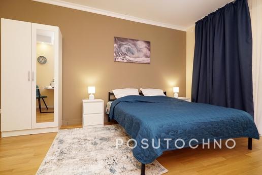 The studio apartment is located in a respectable quarter of 