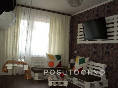 One bedroom apartment in Bila Tserkva with a unique interior