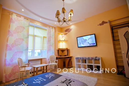 The studio has a separate bedroom, Smolensk - apartment by the day