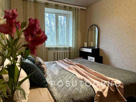 Daily rent 2-room semi-lux Ukrainian, Lahti, Zaporizhzhia - apartment by the day