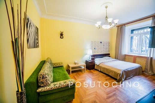 2-room m.Kievskaya 5 min walk, Москва - квартира подобово